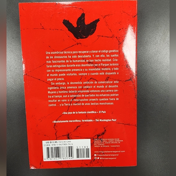 ‎Jurassic Park (Spanish Edition) - by Michael Crichton (Paperback) - Picture 2 of 4